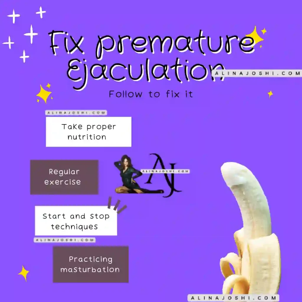 How to fix premature ejaculation?